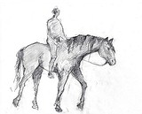 Pferd und Reiter