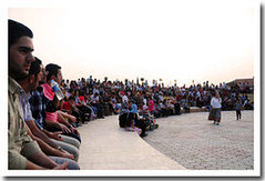 Zuschauer im Minaret-Park, Erbil